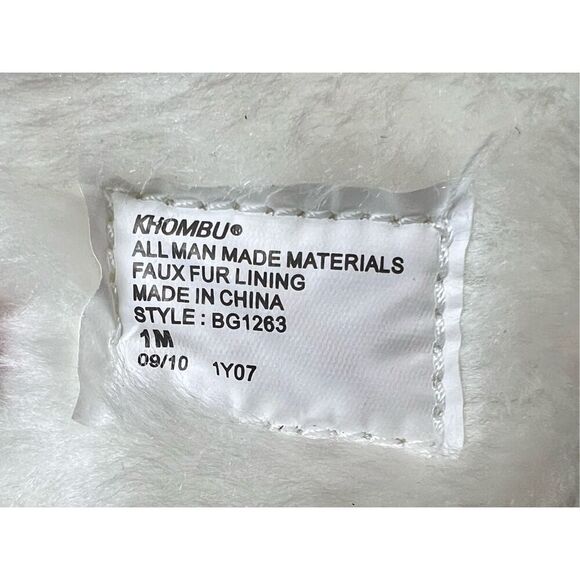 Khombu Kristal Silver White Waterproof Thermolite‎ Fur Lined Winter Boots 1 NIB - Picture 6 of 11